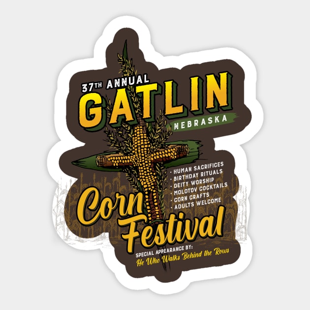 Gatlin Corn Festival Sticker by MindsparkCreative